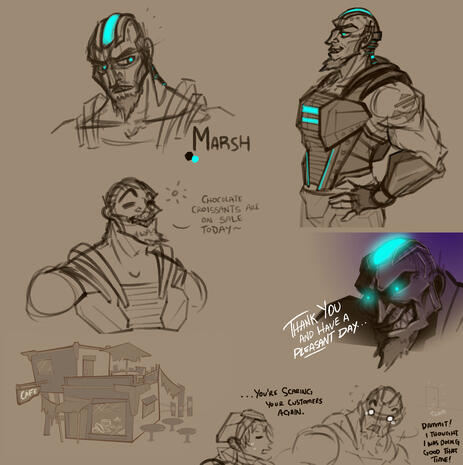 Original Character Design - Marsh